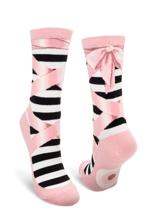 Ballet Slipper Socks for Women  Ballerina Dancer Socks - Cute But