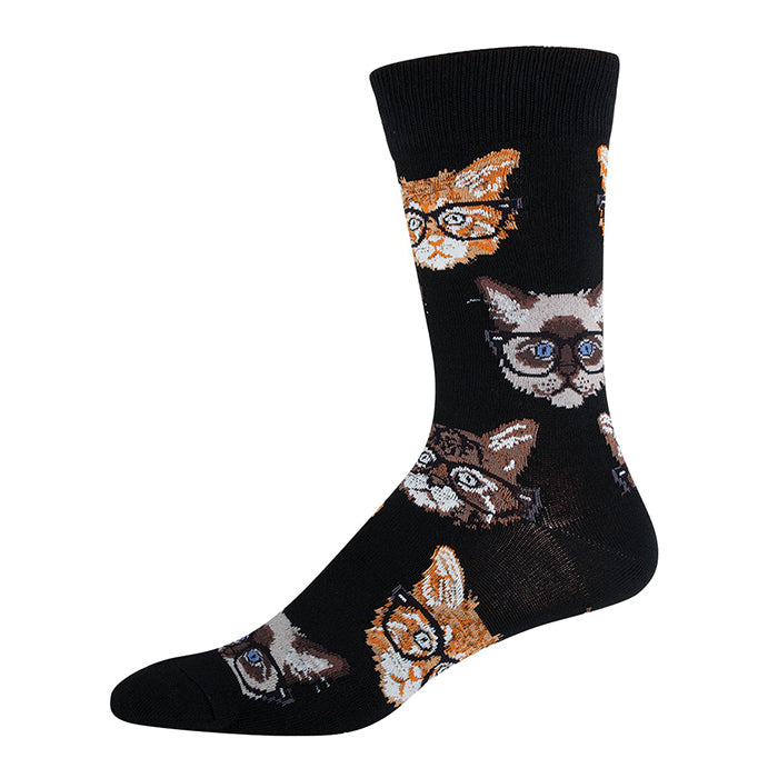 Men's socks with cats