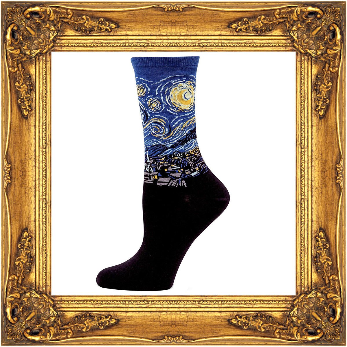 Art Socks with famous paintings like Starry Night by van Gogh turn your feet into an art gallery!