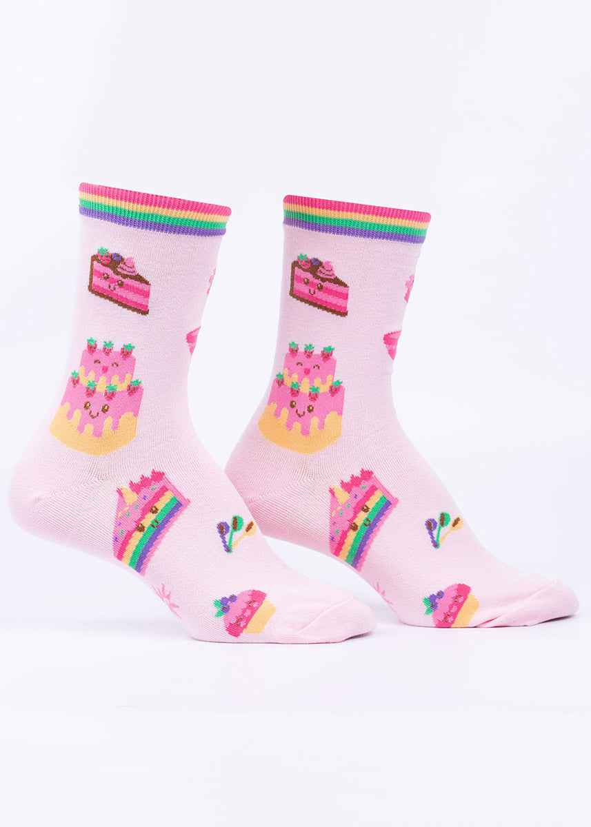 Cute Cakes Women's Socks  Cake Decorator or Baker Gift Idea - Cute But  Crazy Socks