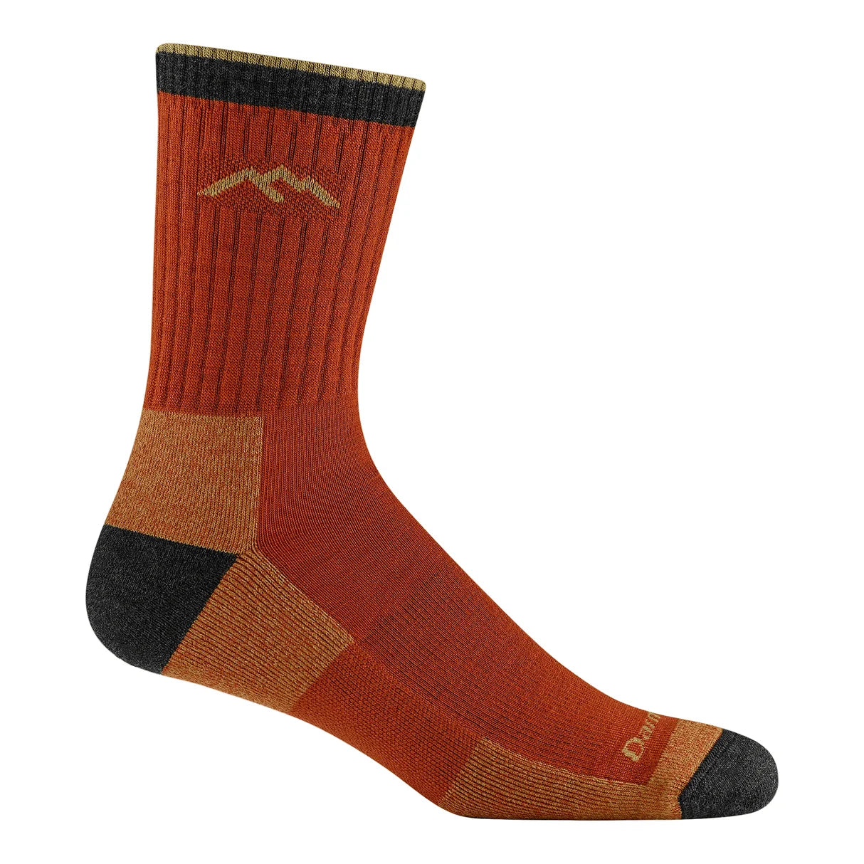 Darn Tough men's amber wool micro crew hiking socks
