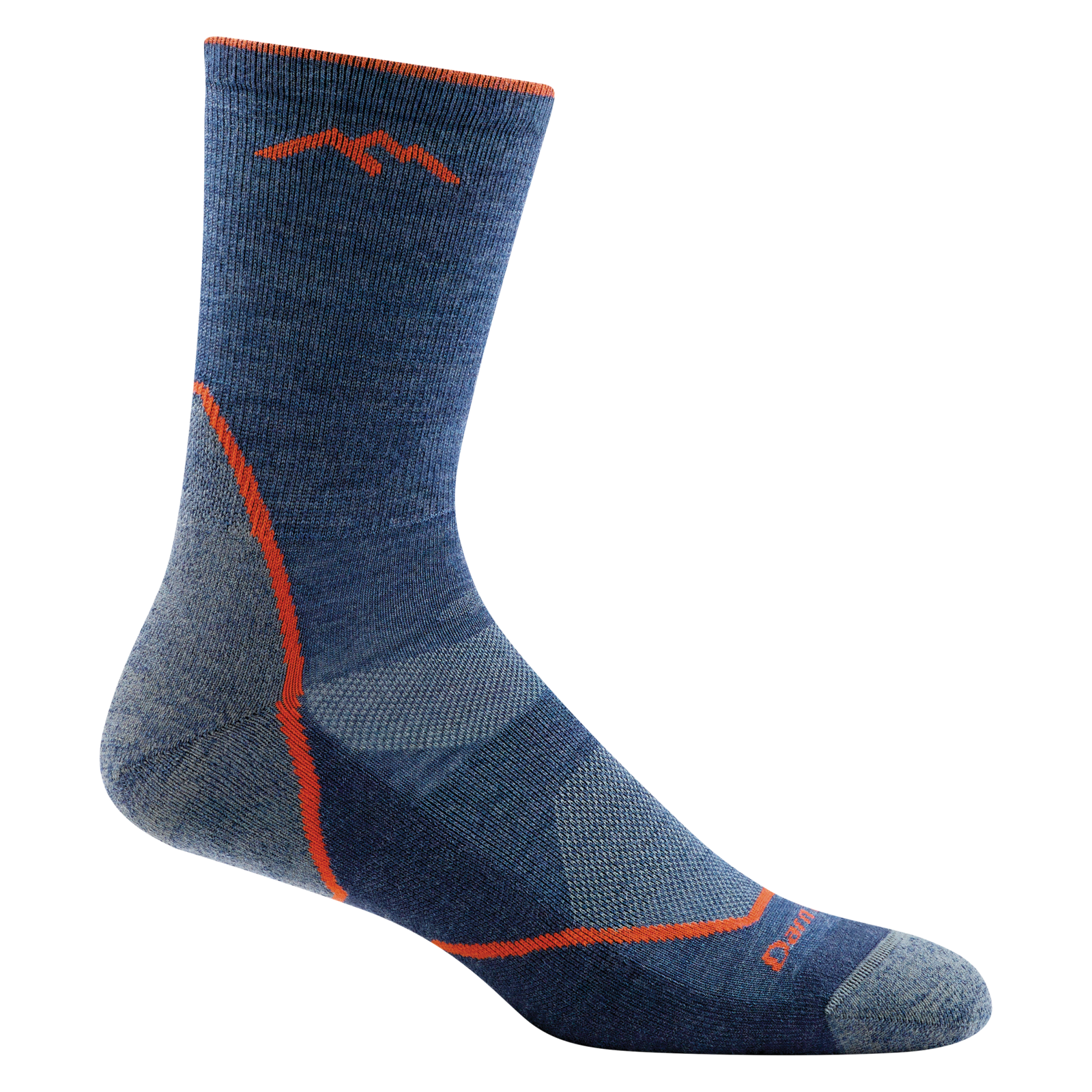 Darn Tough men's denim wool micro crew hiking socks