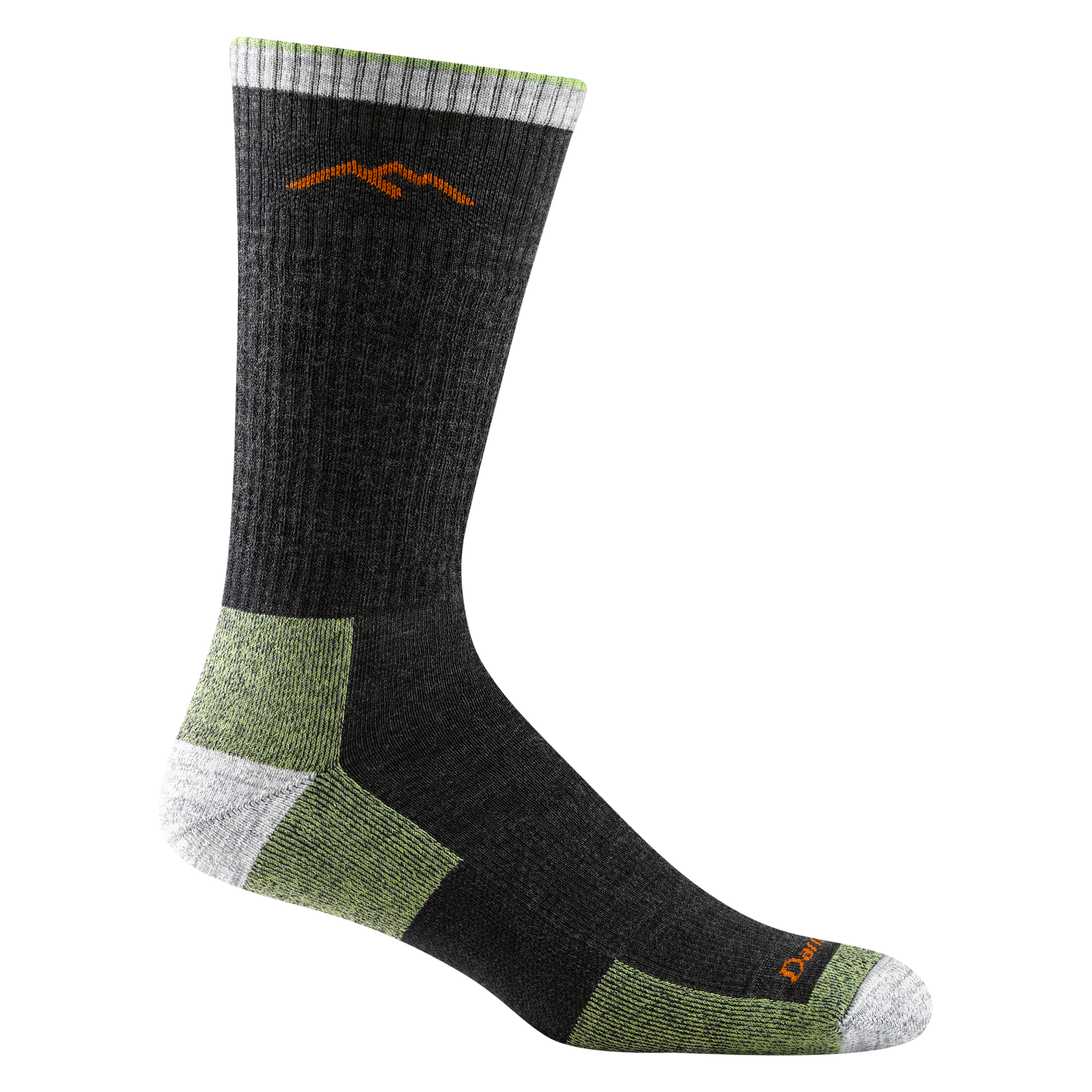 Darn Tough men's lime wool boot hiking socks
