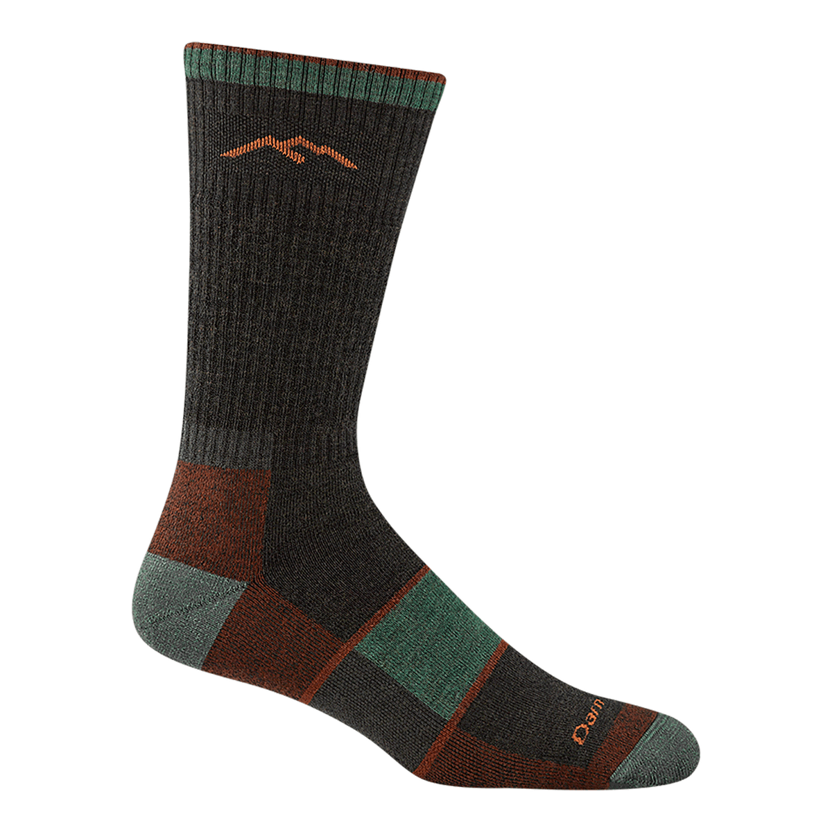 Darn Tough men's walnut wool boot hiking socks