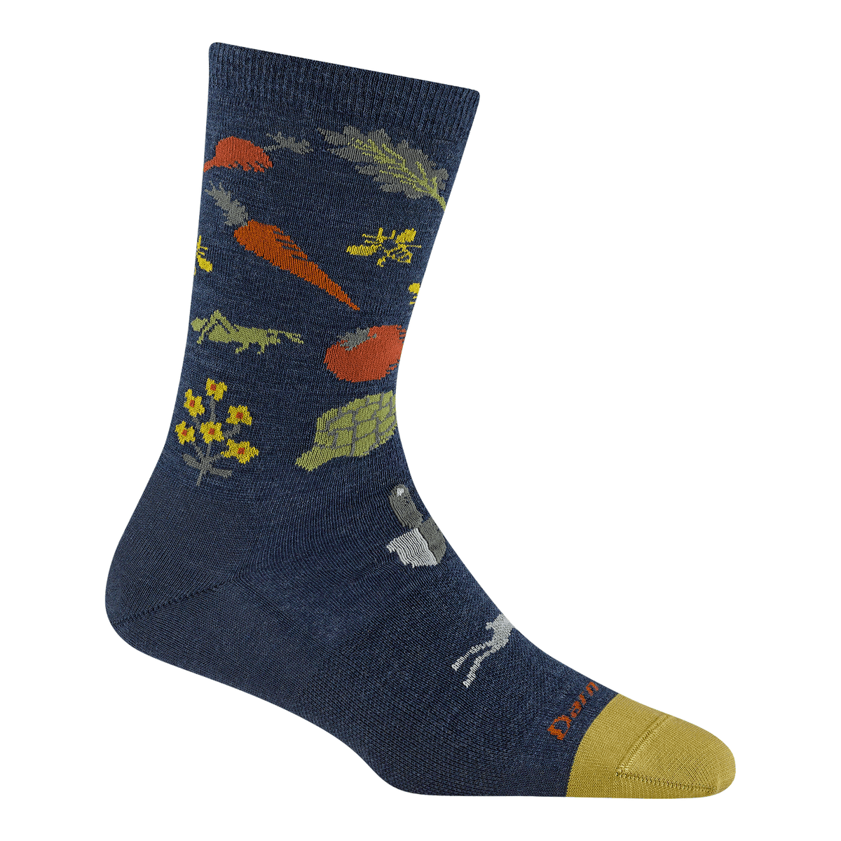 Darn Tough women's indigo vegetable wool crew socks