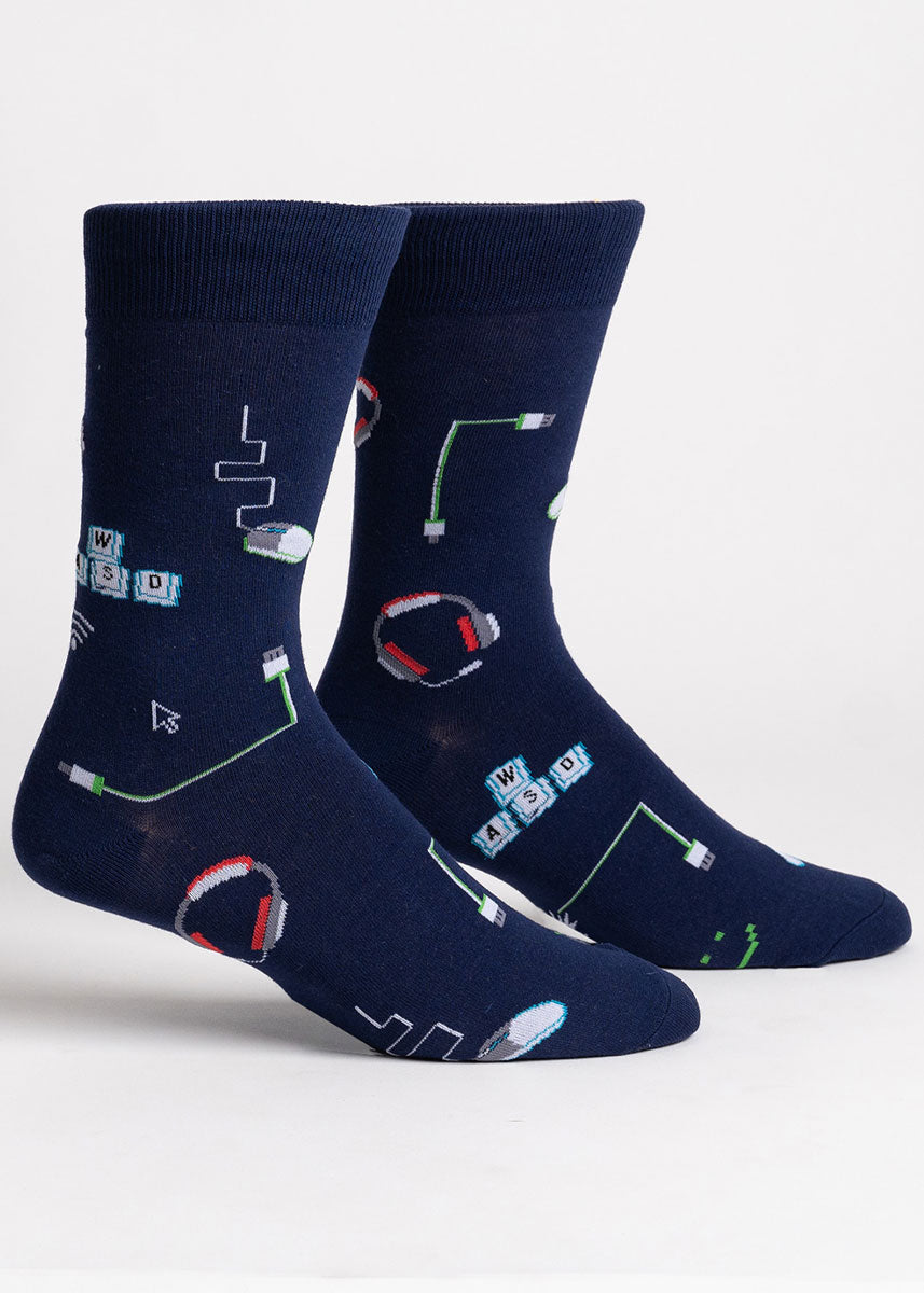 Funny Socks for Men with Prints of Feet - Assorted Styles