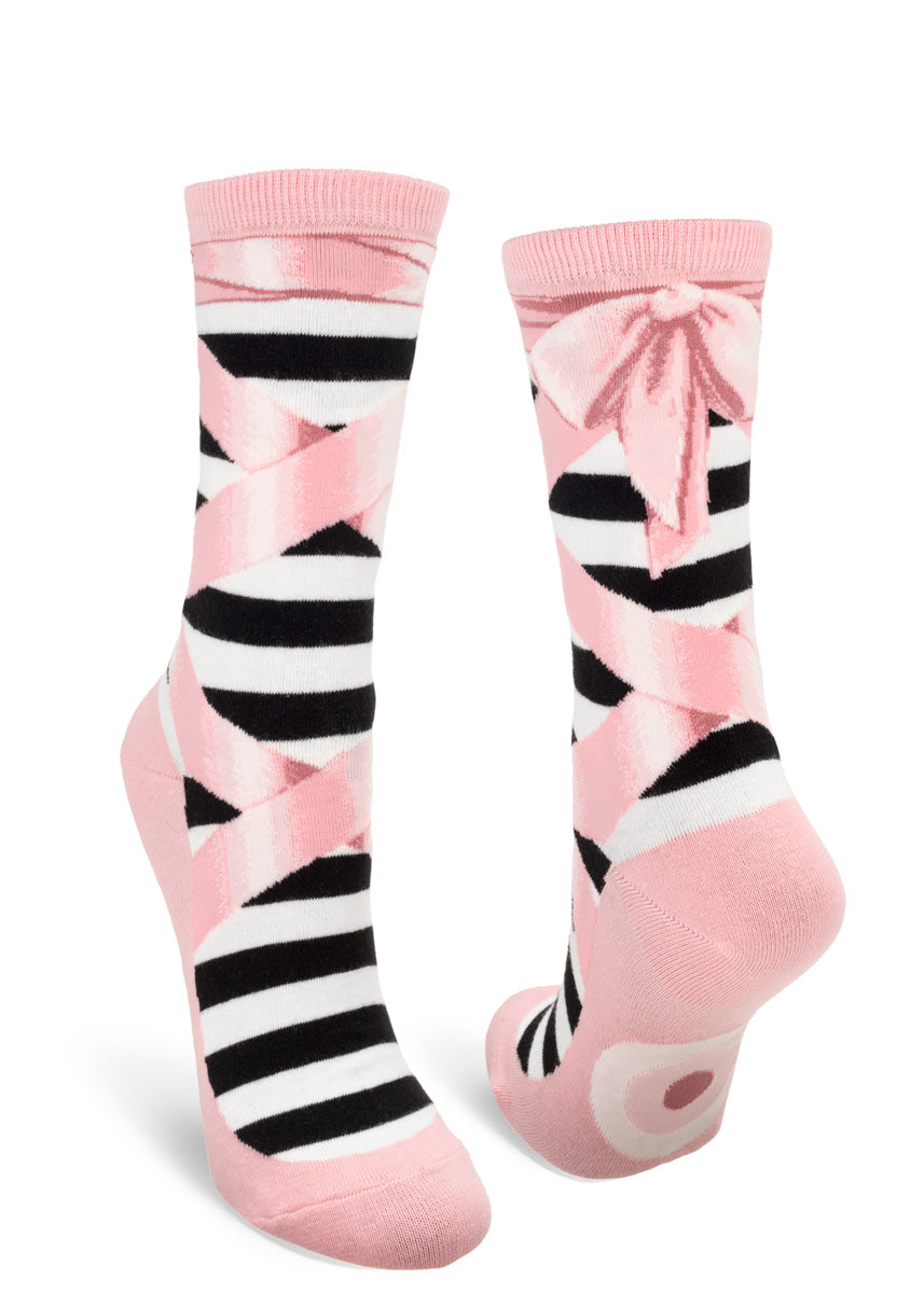 Ballet Slipper Socks for Women Ballerina Dancer Socks Cute But