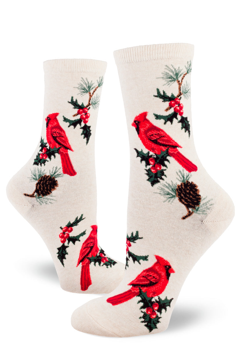 womens louisville cardinal cozy socks