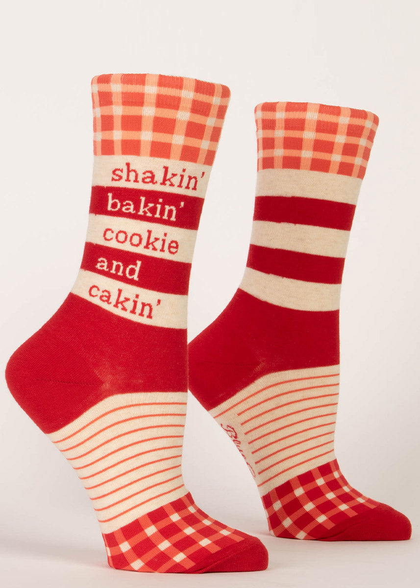 Fun Baking Socks for Women  Cute Cooking Socks with Kitchen Goodies - Cute  But Crazy Socks