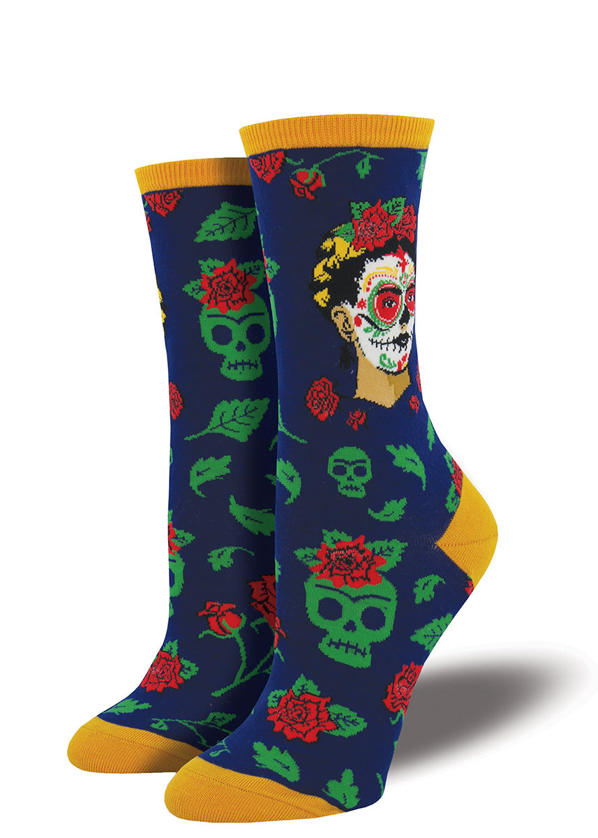 These festive Frida socks are perfect for your Day of the Dead celebrations.