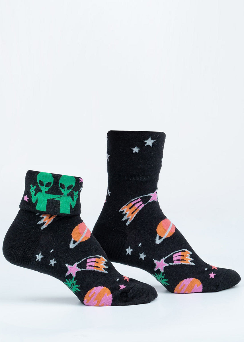 Far Out Turn Cuff Socks