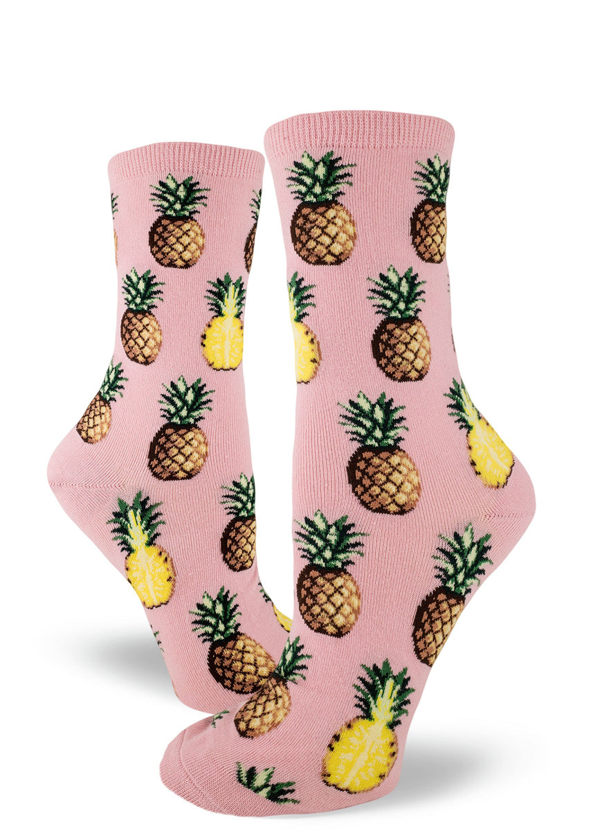 Pineapple Socks Funny Women's Socks with Pineapples Cute But