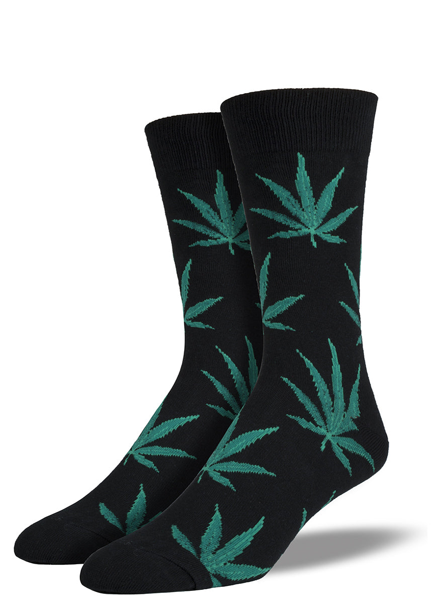 Weed Socks | Marijuana & Pot Leaf Socks for Stoners & Smokers - Cute ...