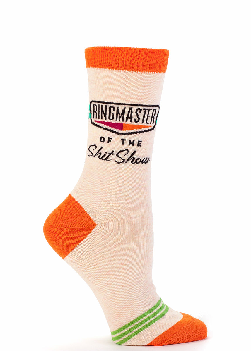 These socks let everyone know that a night with you and your friends is the greatest show on earth.