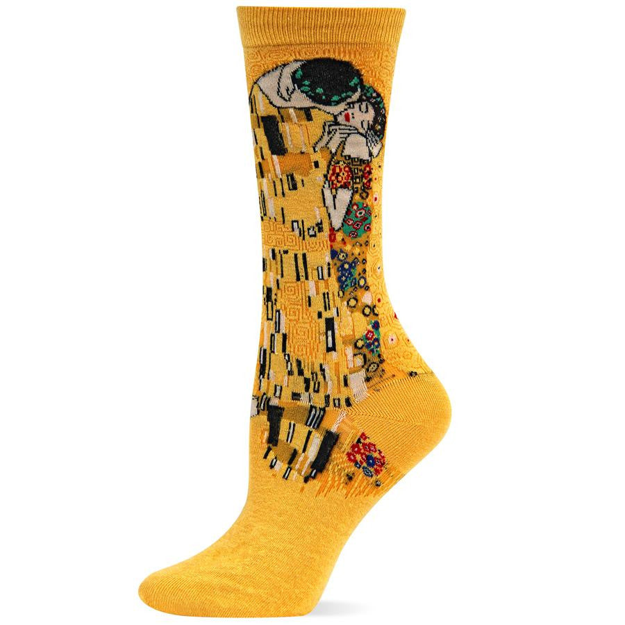 Kiss plain socks goodbye with these socks featuring the art of Gustav Klimt.